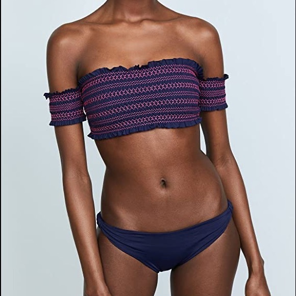 NWT L*Space Adrianna Swim Top in Midnight Blue - Picture 6 of 8